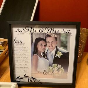 Love Is Patient Bible Verse 1 Corinthians Wedding Picture Frame 8X10 NEW